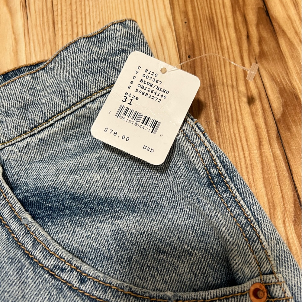 We The Free Denim mini skirt.
